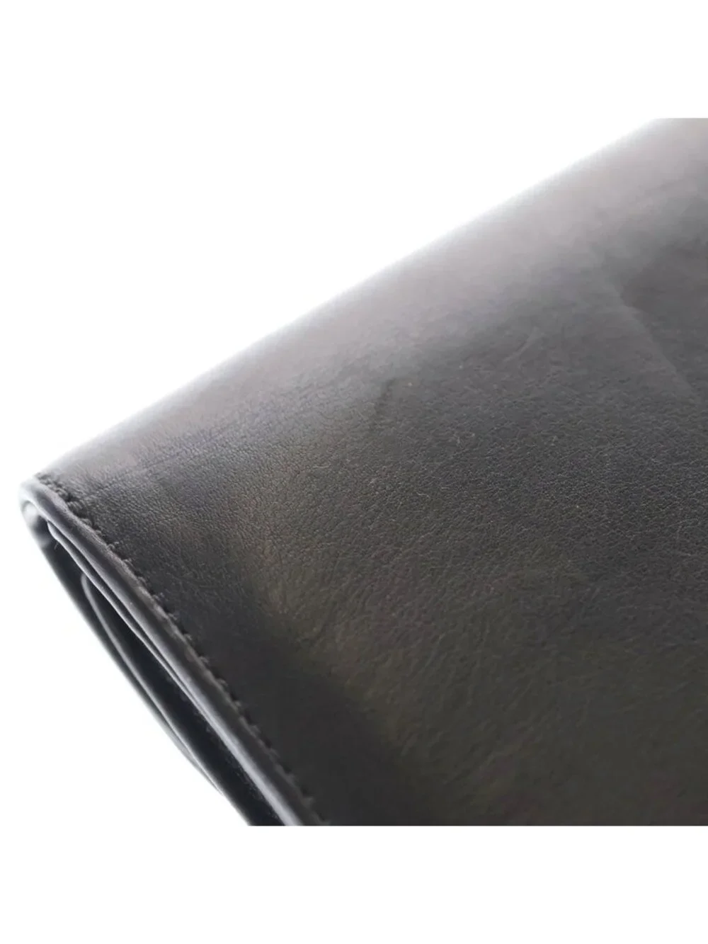 Chrome Hearts Small CH Leather Clutch Handbag Black